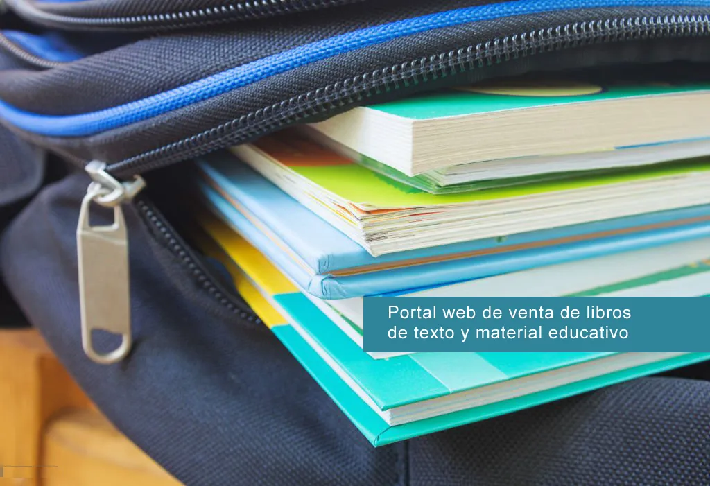 Portal online para centros educativos y librerías. Incluye tienda para familias y software de administración